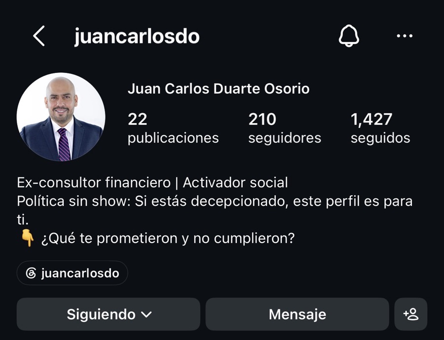 Juan Carlos Duarte Osorio, activador social